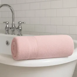 KAYABEY HOME Büyük Boy 0 Pamuk Banyo ve Plaj Havlusu – 90×180 cm Pembe